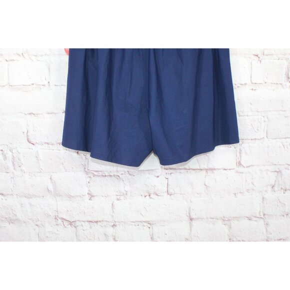 LL Bean Shaping Swimwear Soft Drape Swim Shorts Darkest Navy Size 8 - Picture 3 of 10